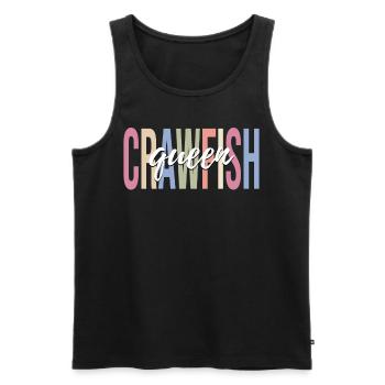 Spiny lobster girl Crayfish lover Crayfish - Men's Premium Organic Tank Top - black - Front - Michal (187cm)