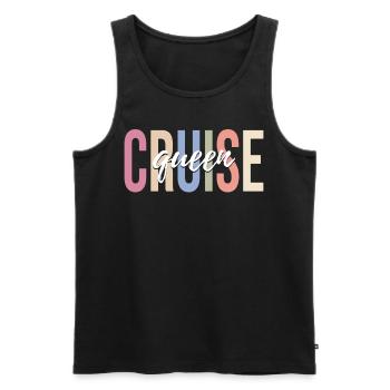 Croisière Vacances Croisière Bateau de croisière - Débardeur bio Premium Homme - noir - Devant - Michal (187cm)