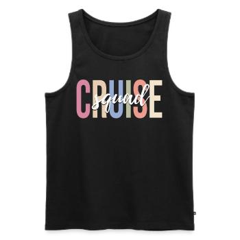 Cruise Holiday Cruise Cruise Ship - Men's Premium Organic Tank Top - black - Front - Michal (187cm)