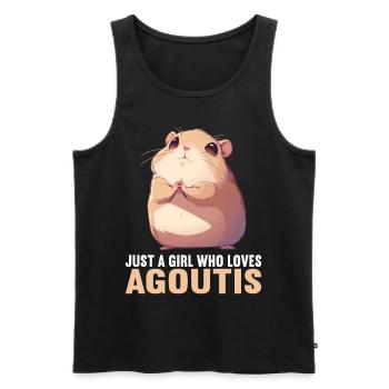 Agouti Agutis Aguti - Männer Premium Bio Tank Top - Schwarz - Vorne - Michal (187cm)