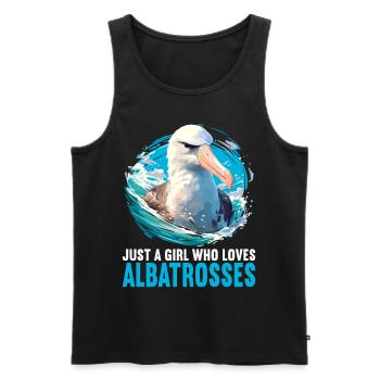 Albatross Albatrosse Albatros - Männer Premium Bio Tank Top - Schwarz - Vorne - AI Model Male 178 light (178cm)