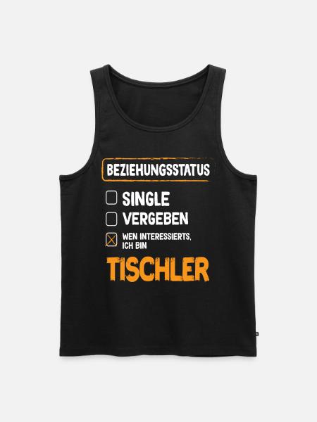 Carpenter Relationship Status - Men's Premium Organic Tank Top - black