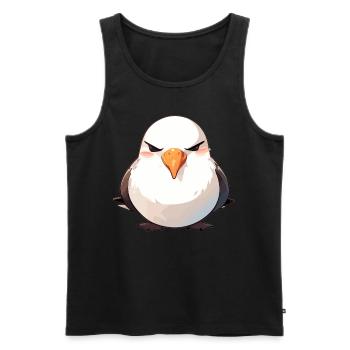 Albatross Albatrosse Albatros - Männer Premium Bio Tank Top - Schwarz - Vorne - AI Model Male 178 light (178cm)