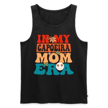 In my Capoeira Mom era - Men's Premium Organic Tank Top - black - Front - Michal (187cm)