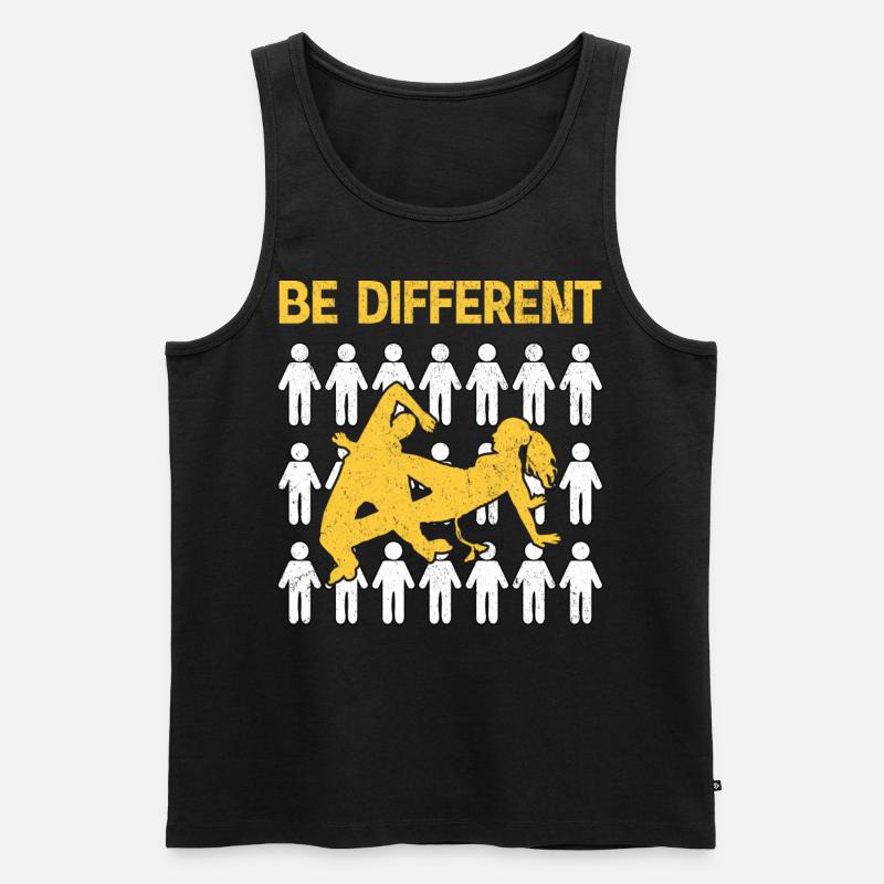 Capoeira Sei anders - Männer Premium Bio Tank Top - Schwarz