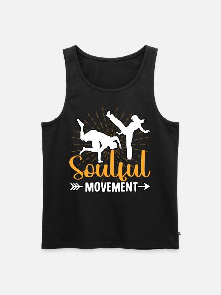 Soulful Movement - Men's Premium Organic Tank Top - black
