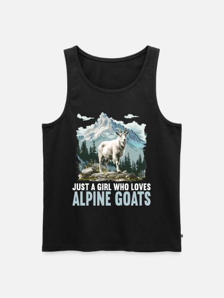 Alpine Goat Bergziegen Bergziege - Männer Premium Bio Tank Top - Schwarz