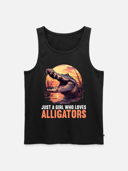 Alligatoren Alligator - Men's Premium Organic Tank Top - black