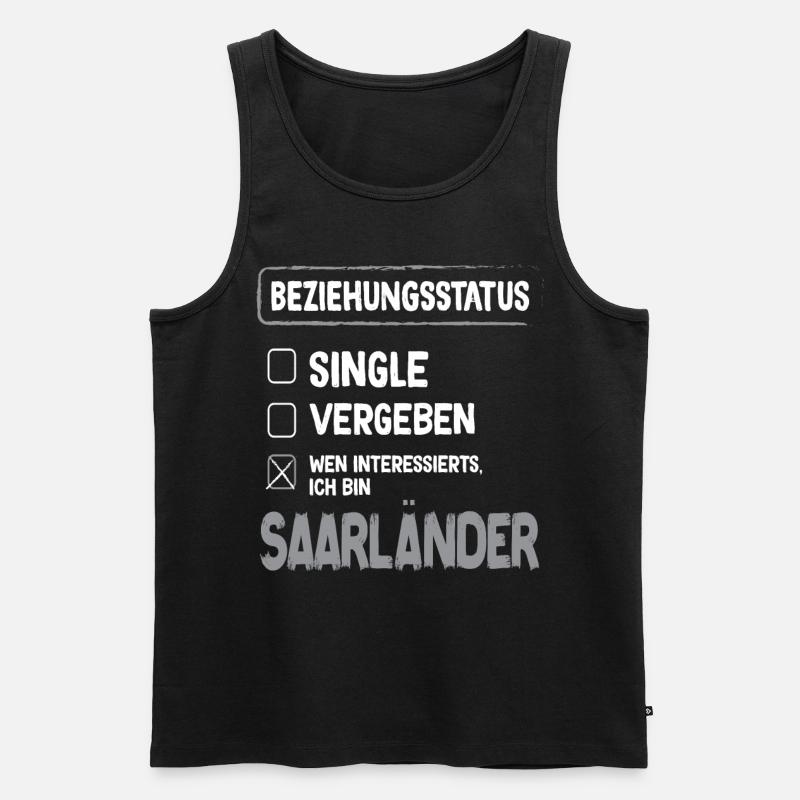 Sarre Relation Situation Sarre - Débardeur bio Premium Homme - noir