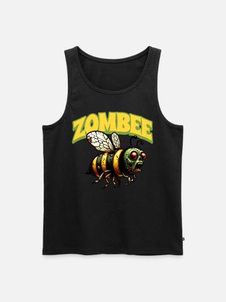 Zombie Bee Zombee - Men's Premium Organic Tank Top - black