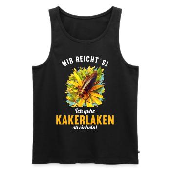 Cockroach cockroaches cockroach - Men's Premium Organic Tank Top - black - Front - AI Model Male 178 light (178cm)