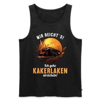 Cockroach cockroaches cockroach - Men's Premium Organic Tank Top - black - Front - AI Model Male 178 light (178cm)