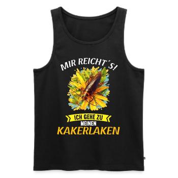 Cockroach cockroaches cockroach - Men's Premium Organic Tank Top - black - Front - AI Model Male 178 light (178cm)