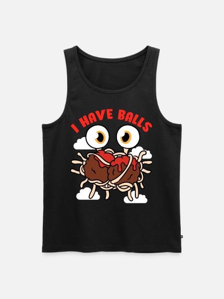 Flying Spaghetti Monster FSM - Men's Premium Organic Tank Top - black