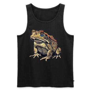 Toad Toads Toad - Men's Premium Organic Tank Top - black - Front - AI Model Male 178 light (178cm)