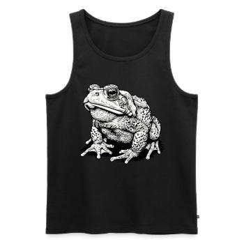 Toad Toads Toad - Men's Premium Organic Tank Top - black - Front - AI Model Male 178 light (178cm)