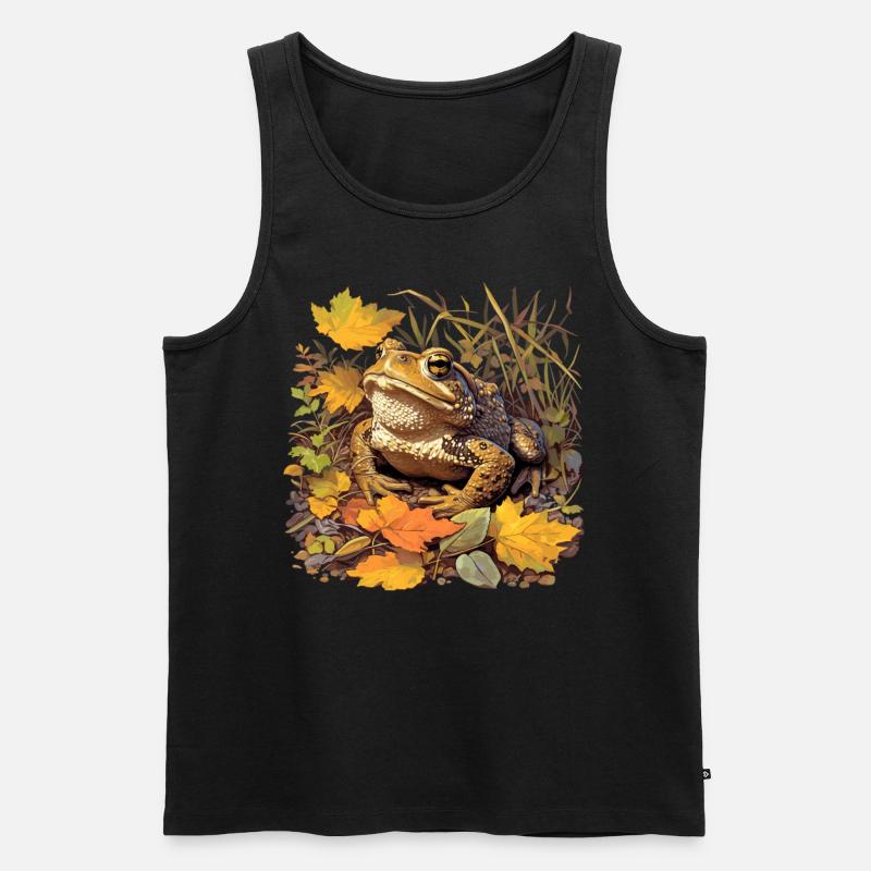 Toad Kröten Kröte - Männer Premium Bio Tank Top - Schwarz