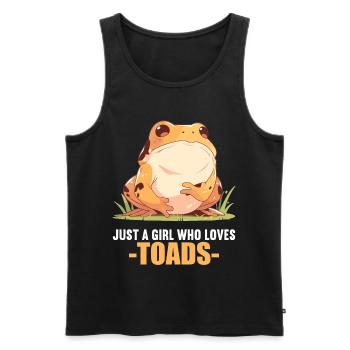 Toad Toads Toad - Men's Premium Organic Tank Top - black - Front - AI Model Male 178 light (178cm)