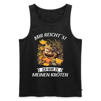 Toad Toads Toad - Men's Premium Organic Tank Top - black - Front - AI Model Male 178 light (178cm)