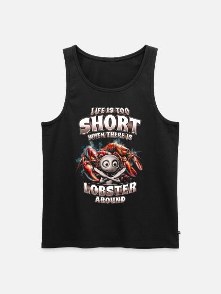 Lobster allergy - Men's Premium Organic Tank Top - black