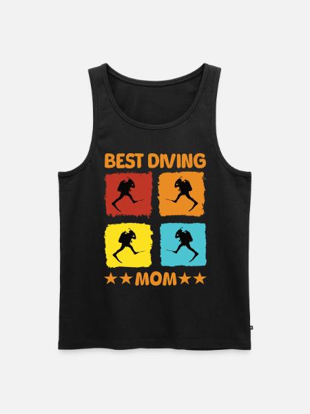 Best Diving Mom - Men's Premium Organic Tank Top - black