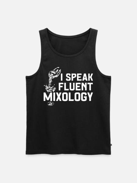 Bartender Mixologist I Speak - Men's Premium Organic Tank Top - black