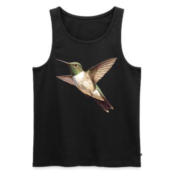 Hummingbird Kolibris Kolibri - Männer Premium Bio Tank Top - Schwarz - Vorne - AI Model Male 178 light (178cm)