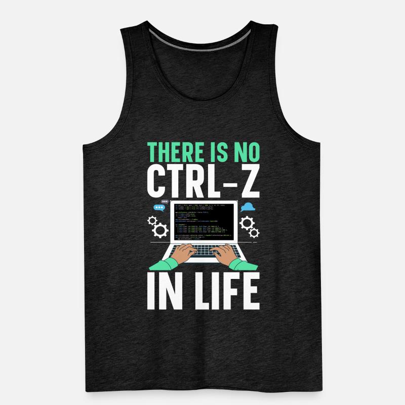 Programmeur Informaticien Cadeau de nerd informatique Débardeur bio Premium Homme