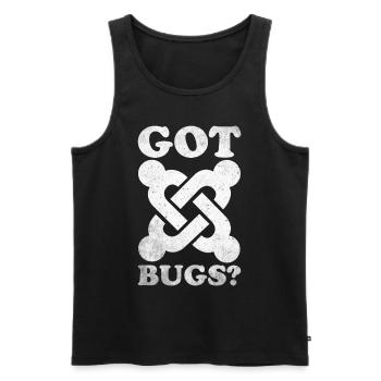 Programmer Computer Scientist Computer Nerd Gift - Men's Premium Organic Tank Top - black - Front - AI Model Male 178 light (178cm)