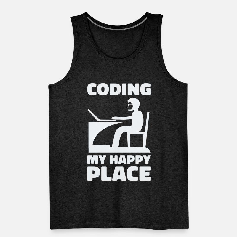 Programmeur Informaticien Cadeau de nerd informatique Débardeur bio Premium Homme