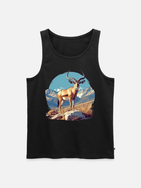 Antelope Antilopen Antilope - Men's Premium Organic Tank Top - black
