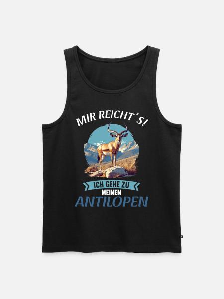 Antelope Antilopen Antilope - Men's Premium Organic Tank Top - black