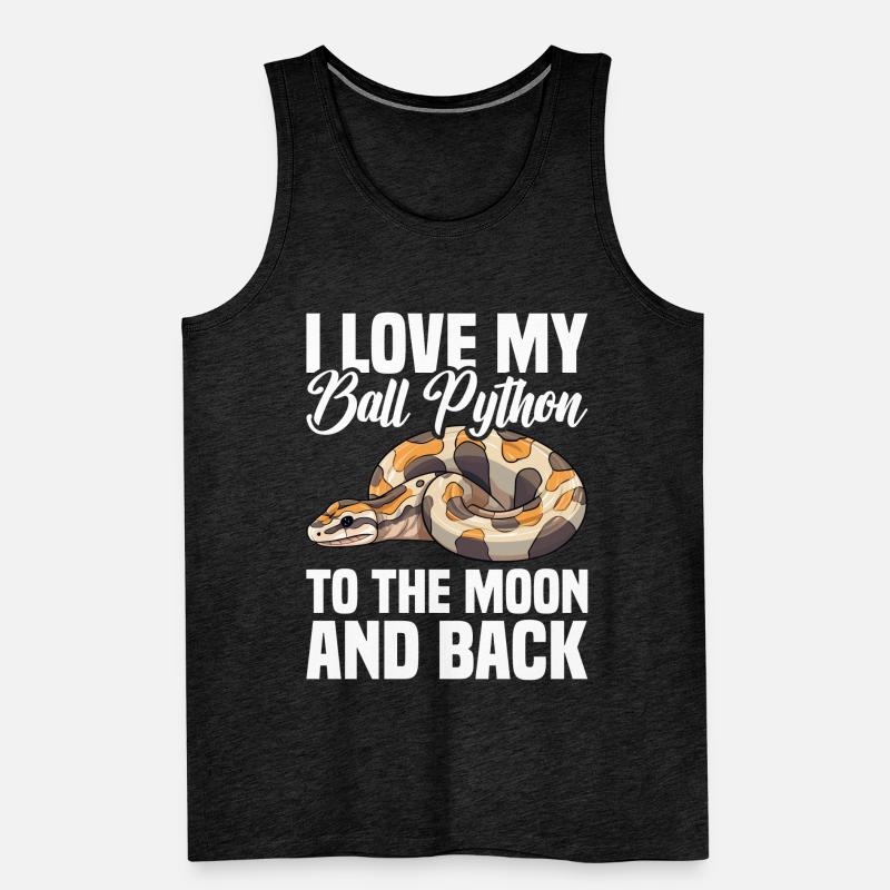 Boule de banane Python Herpétologiste Boule de corail Débardeur bio Premium Homme