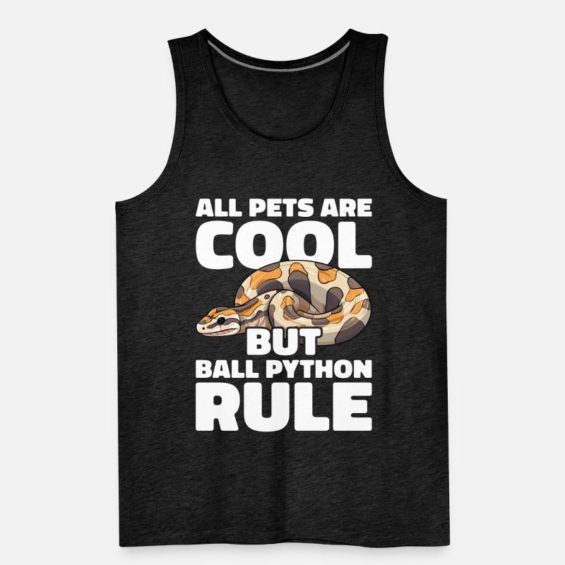 Boule de banane Python Herpétologiste Boule de corail Débardeur bio Premium Homme