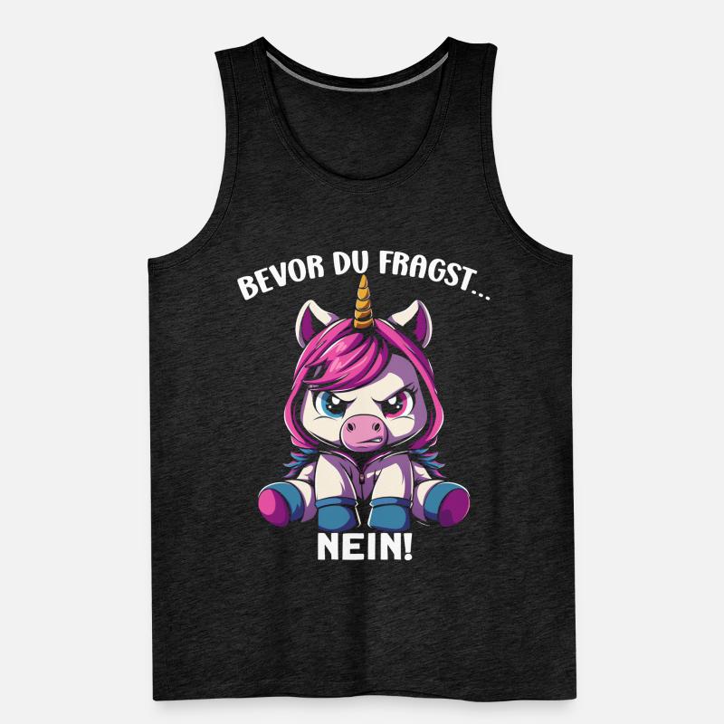 Before You Ask No Men's Premium Organic Tank Top