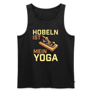 Schreiner I Tischler Meister Motiv für Zimmermann - Männer Premium Bio Tank Top - Schwarz - Vorne - AI Model Male 178 light (178cm)