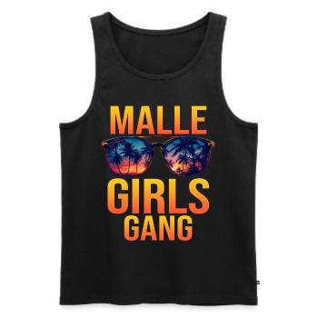 Malle Girls Gang - Männer Premium Bio Tank Top - Schwarz - Vorne - Michal (187cm)