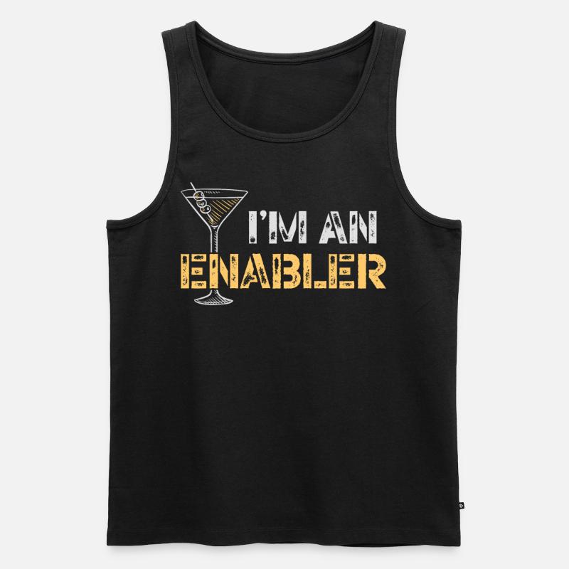 Bartender Mixologist I'm An - Männer Premium Bio Tank Top - Schwarz