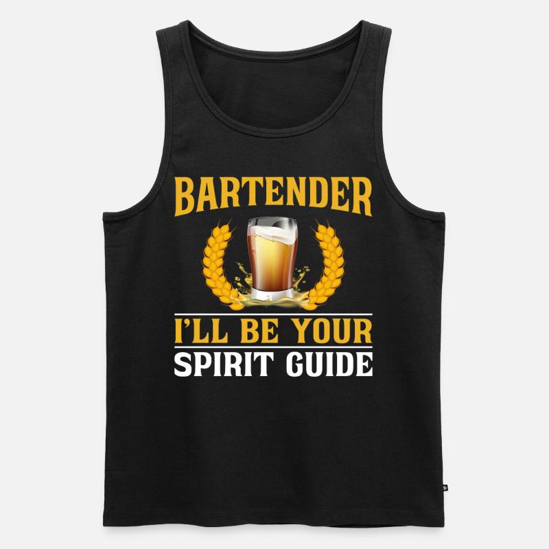 Bartender Mixologist Bartender - Men's Premium Organic Tank Top - black