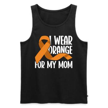 COPD Awareness Lung Disease COPD Krieger - Men's Premium Organic Tank Top - black - Front - Michal (187cm)