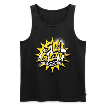 Anime Su Goi - Männer Premium Bio Tank Top - Schwarz - Vorne - AI Model Male 178 light (178cm)