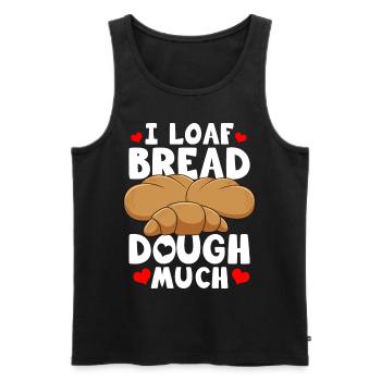 Bread Baking Bread Maker - Men's Premium Organic Tank Top - black - Front - AI Model Male 178 light (178cm)