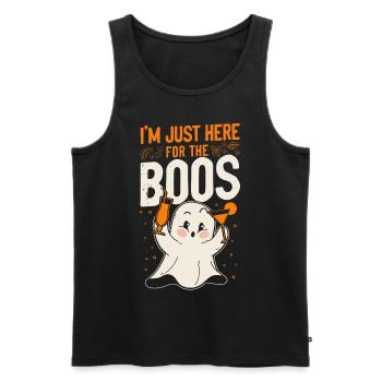 Bartender Mixologist Halloween Pun - Men's Premium Organic Tank Top - black - Front - Michal (187cm)
