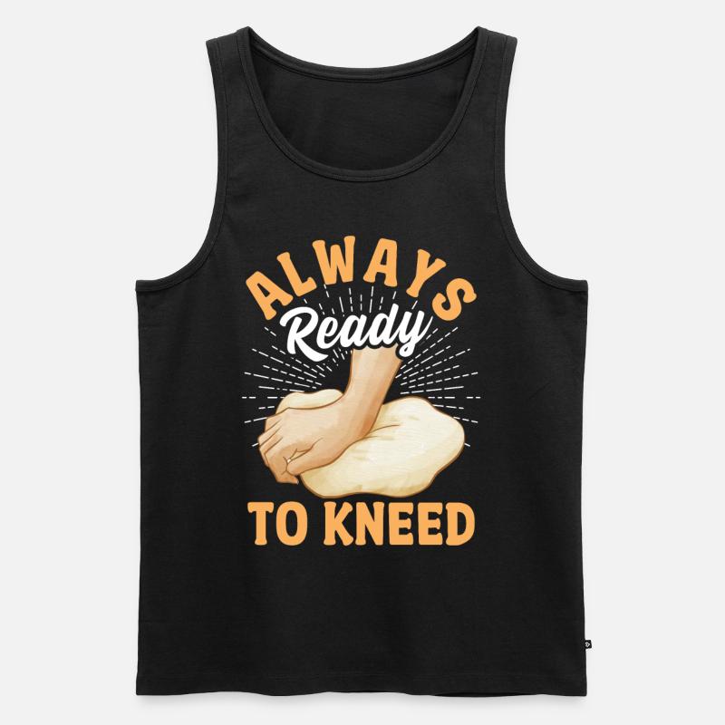 Brotbacken Brotbackautomat - Männer Premium Bio Tank Top - Schwarz