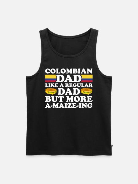 Cuisine colombienne d’Arepa - Débardeur bio Premium Homme - noir