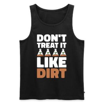 Soil Scientist Agricultural Scientist - Men's Premium Organic Tank Top - black - Front - AI Model Male 178 light (178cm)