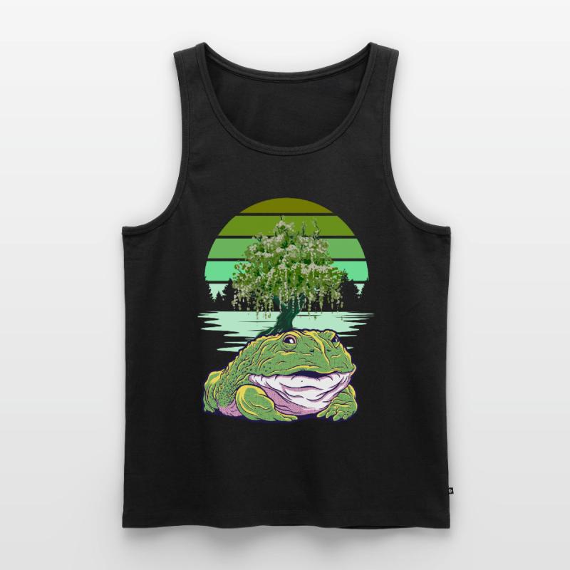 Frog Frogs Toad Toads Men's Premium Organic Tank Top