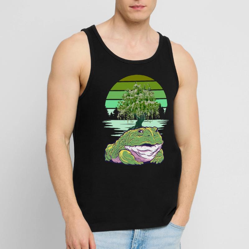 Frog Frogs Toad Toads Men's Premium Organic Tank Top
