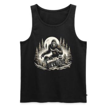 Photographer Photography Photographer - Men's Premium Organic Tank Top - black - Front - AI Model Male 178 light (178cm)