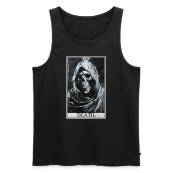 Tarot Card Tarot Card Death - Men's Premium Organic Tank Top - black - Front - AI Model Male 178 light (178cm)